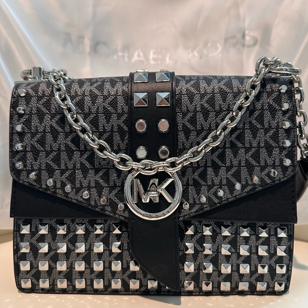 MK Studded Greenwich Bag